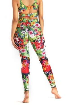 Kahlo Printed Yoga Leggings -YOGA DEMOCRACY Sales 1101 FRIDA BACK