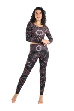 Humble Warrior Printed Yoga Leggings -YOGA DEMOCRACY Sales 1101 Humble Warrior R1