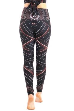 Humble Warrior Printed Yoga Leggings -YOGA DEMOCRACY Sales 1101 Humble Warrior R1 3