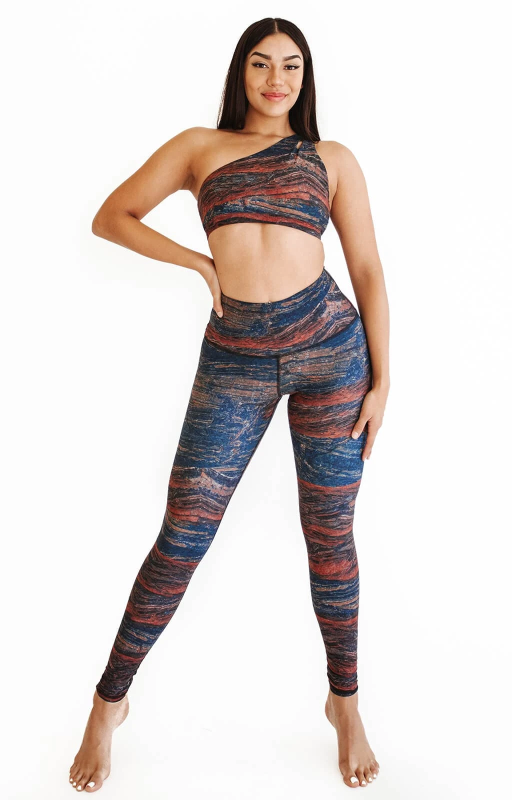 Pedra Printed Yoga Leggings 3 Pedra Printed Yoga Leggings - Image 3