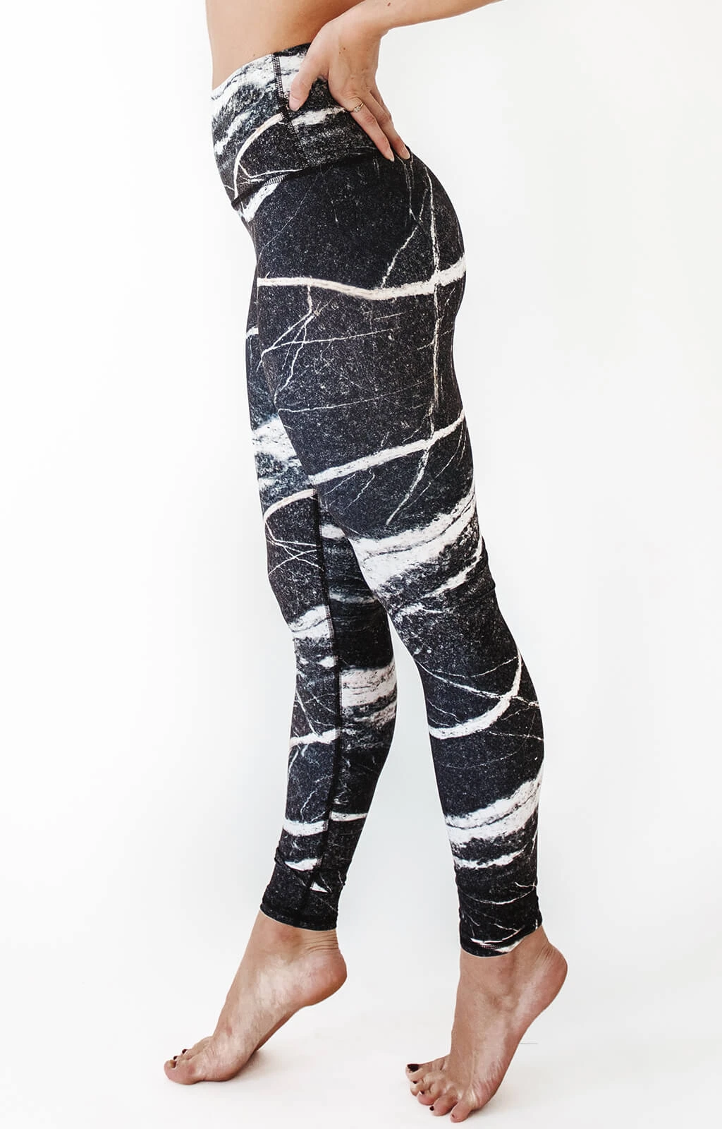 River Rock Printed Yoga Leggings 1 River Rock Printed Yoga Leggings