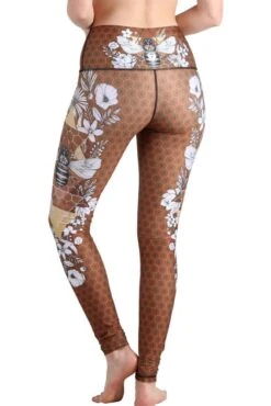 Beeloved Printed Yoga Legging -YOGA DEMOCRACY Sales 1103116 bee 1