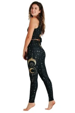 Fortune Teller Printed Yoga Leggings 12 Fortune Teller Printed Yoga Leggings -YOGA DEMOCRACY Sales 1103155 Fortune Teller Side4
