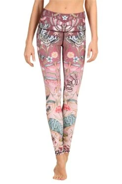 Pretty In Pink Printed Yoga Leggings