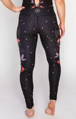 Celestial Timing Printed Yoga Leggings 7 Celestial Timing Printed Yoga Leggings -YOGA DEMOCRACY Sales 1103 CelestialTiming Back