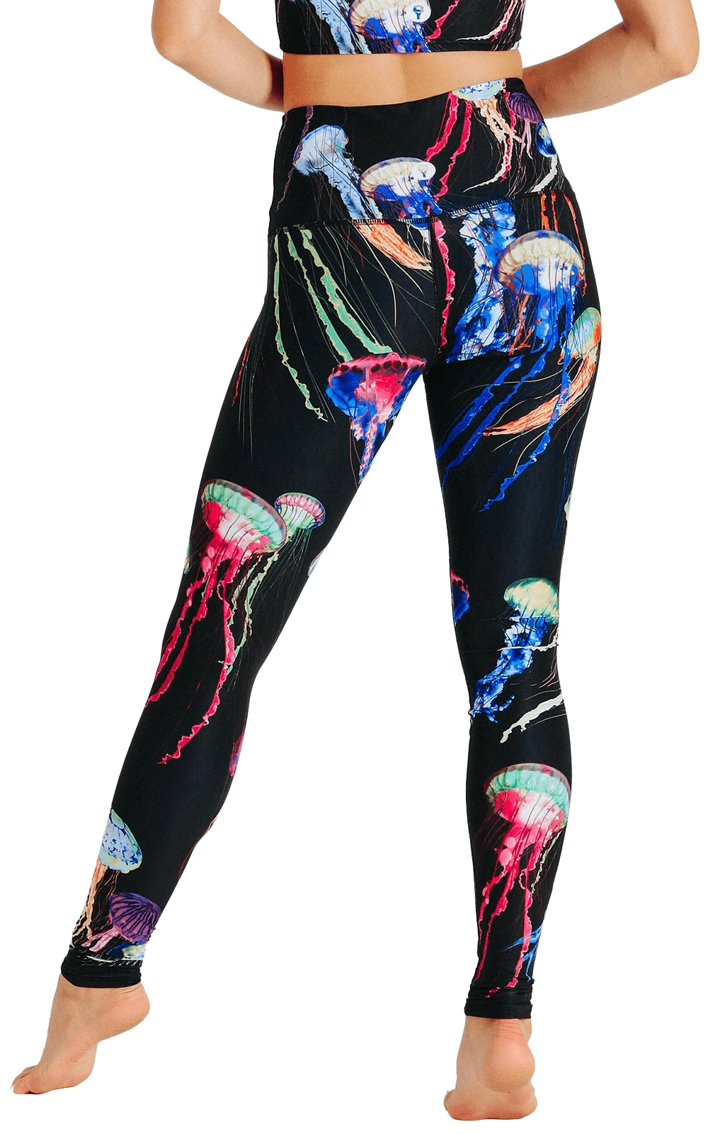 Electric Flow Printed Yoga Leggings 6 Electric Flow Printed Yoga Leggings - Image 6