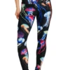 Electric Flow Printed Yoga Leggings -YOGA DEMOCRACY Sales 1103 EFlow front removebg
