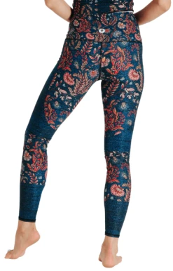 Festival Denim Printed Yoga Leggings 10 Festival Denim Printed Yoga Leggings -YOGA DEMOCRACY Sales 1103 FESTIVAL BACK