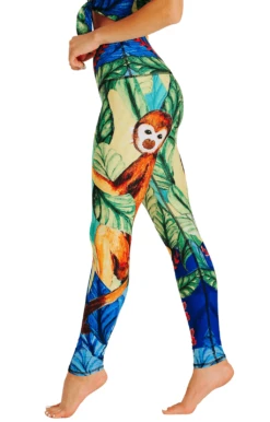 Frida Printed Yoga Leggings -YOGA DEMOCRACY Sales 1103 FRIDA LEFT