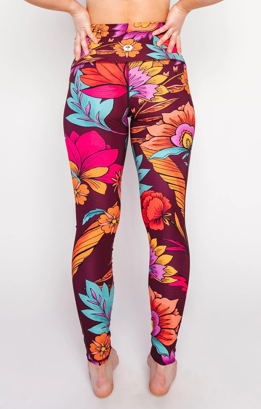 Indie Flow Printed Yoga Leggings 5 Indie Flow Printed Yoga Leggings - Image 5