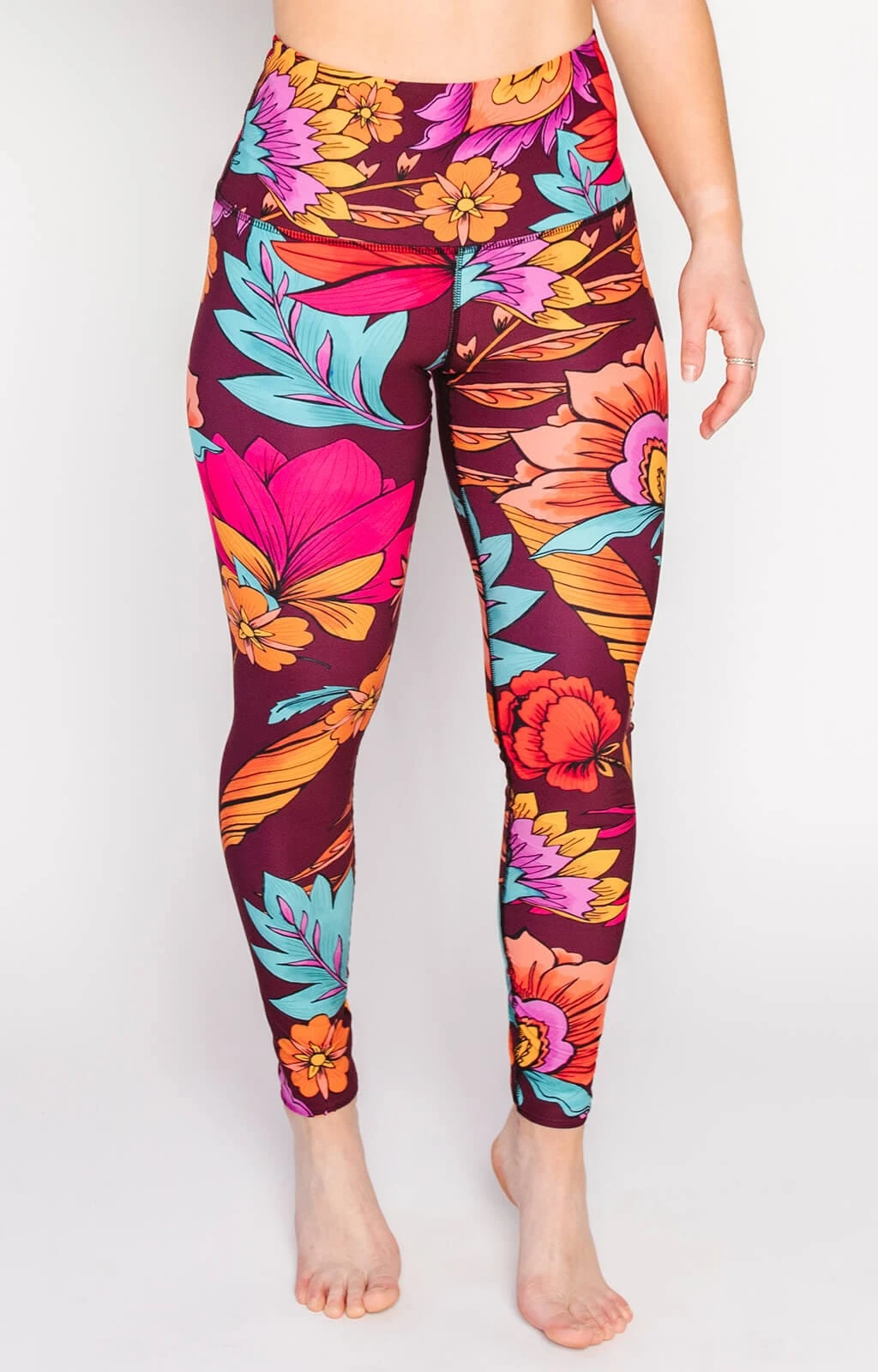 Indie Flow Printed Yoga Leggings 1 Indie Flow Printed Yoga Leggings