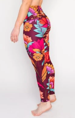 Indie Flow Printed Yoga Leggings 7 Indie Flow Printed Yoga Leggings -YOGA DEMOCRACY Sales 1103 IndieFlow Left