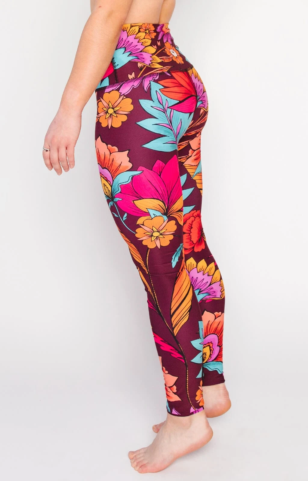 Indie Flow Printed Yoga Leggings 3 Indie Flow Printed Yoga Leggings - Image 3