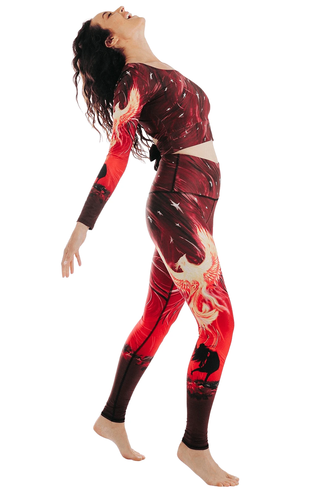Phoenix Rising Printed Yoga Leggings 4 Phoenix Rising Printed Yoga Leggings - Image 4