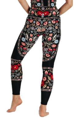 Rustica Printed Yoga Leggings -YOGA DEMOCRACY Sales 1103 RUSTICA BACK removebg