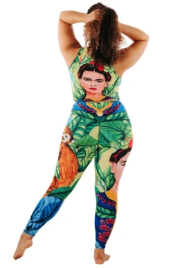 Frida Printed Yoga Leggings -YOGA DEMOCRACY Sales 1103 frida full removebg