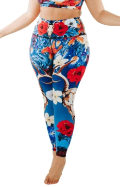 Georgia Printed Yoga Leggings -YOGA DEMOCRACY Sales 1103 georgia front removebg