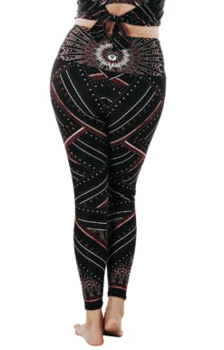 Humble Warrior Printed Yoga Leggings -YOGA DEMOCRACY Sales 1103 humble back removebg