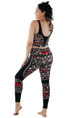 Rustica Printed Yoga Leggings -YOGA DEMOCRACY Sales 1103 rustica full removebg