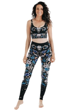 Divine Feminine Printed Yoga Leggings -YOGA DEMOCRACY Sales 1103 uterus fullbody removebg