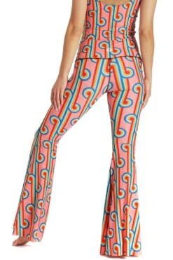 Rainbow Chaser Printed Bell Bottoms -YOGA DEMOCRACY Sales 1114 RAINBOW 2021 4