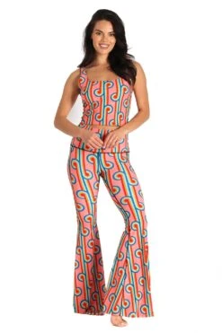 Rainbow Chaser Printed Bell Bottoms -YOGA DEMOCRACY Sales 1114 RAINBOW 2021 5