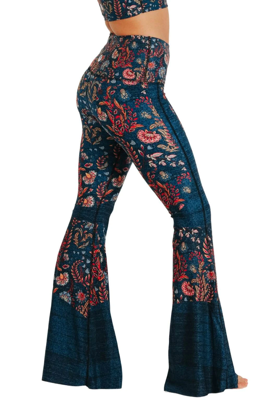 Festival Denim Printed Bell Bottoms 6 Festival Denim Printed Bell Bottoms - Image 6