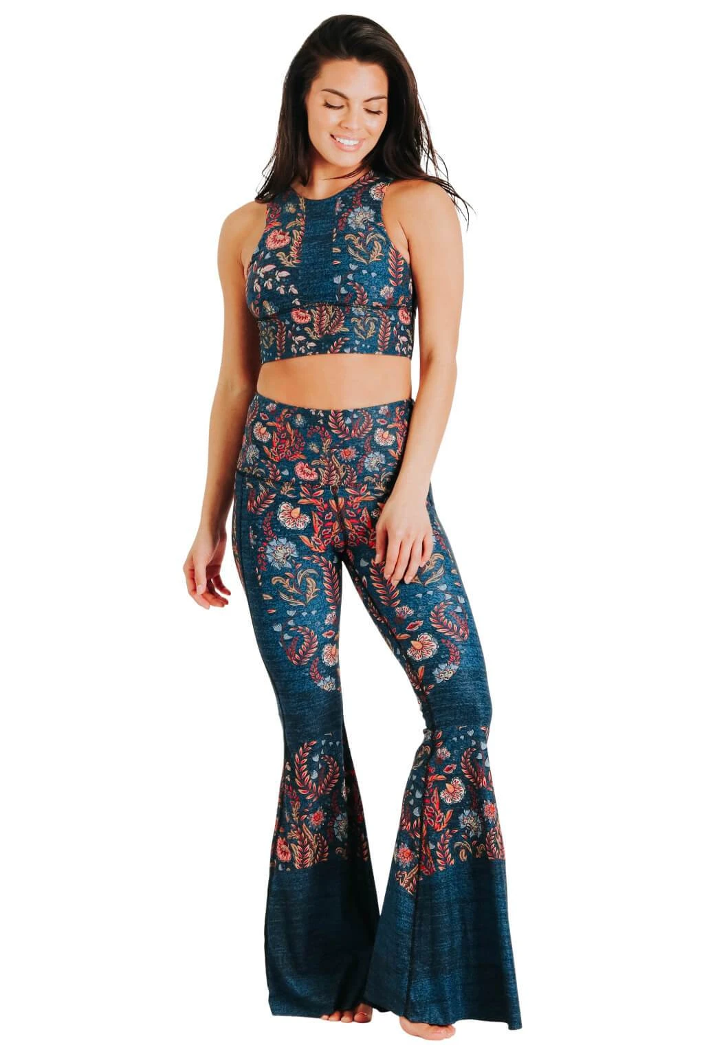 Festival Denim Printed Bell Bottoms 5 Festival Denim Printed Bell Bottoms - Image 5