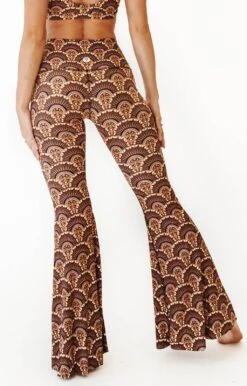 Art Deco Printed Bell Bottoms -YOGA DEMOCRACY Sales 1114 ArtDeco back