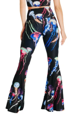 Electric Flow Printed Bell Bottoms 13 Electric Flow Printed Bell Bottoms -YOGA DEMOCRACY Sales 1114 EFlow back removebg