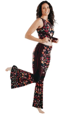 Folklore Printed Bell Bottoms 10 Folklore Printed Bell Bottoms -YOGA DEMOCRACY Sales 1114 Folklore fullbody2 removebg