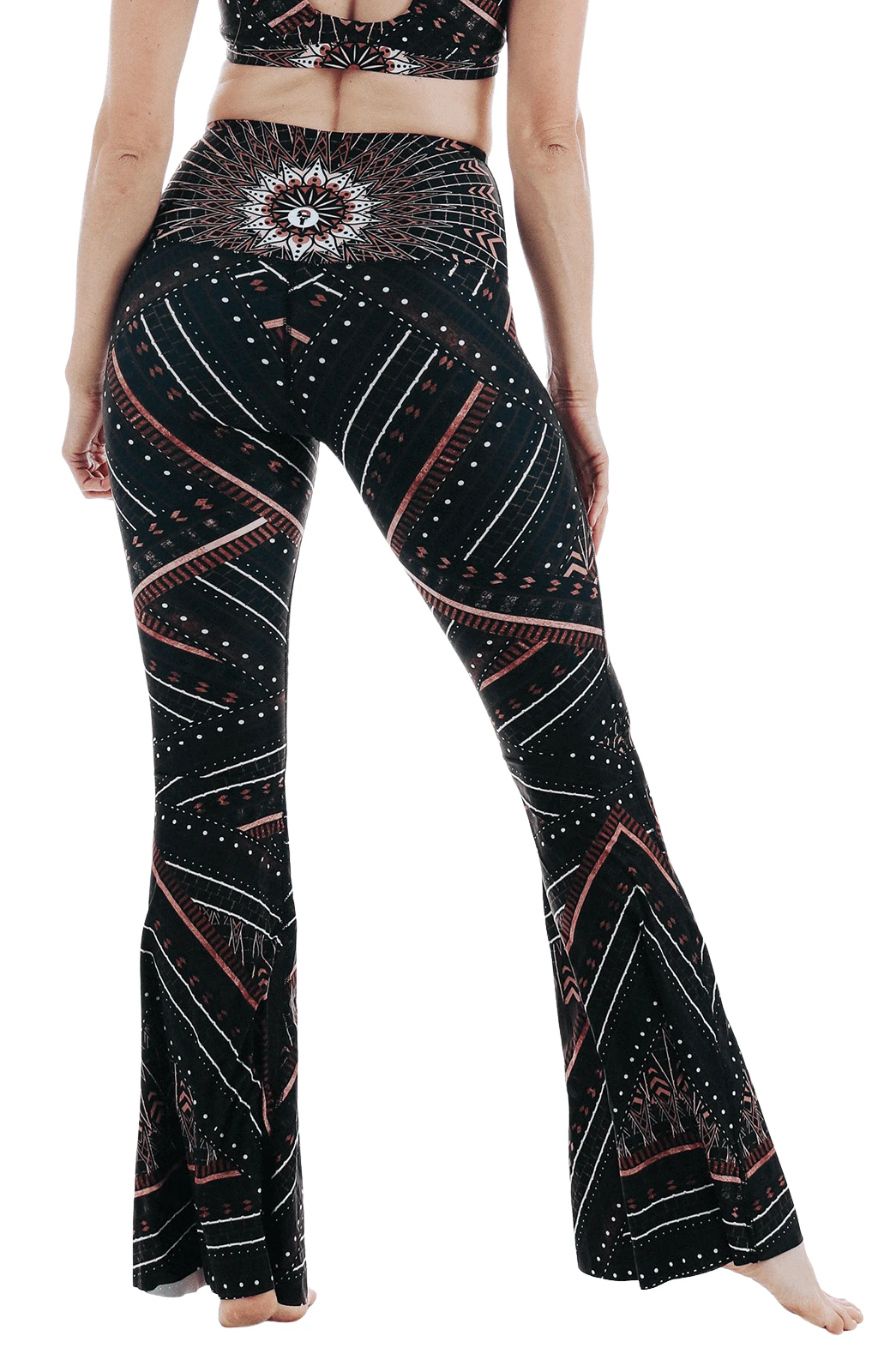 Humble Warrior Printed Bell Bottoms 3 Humble Warrior Printed Bell Bottoms - Image 3