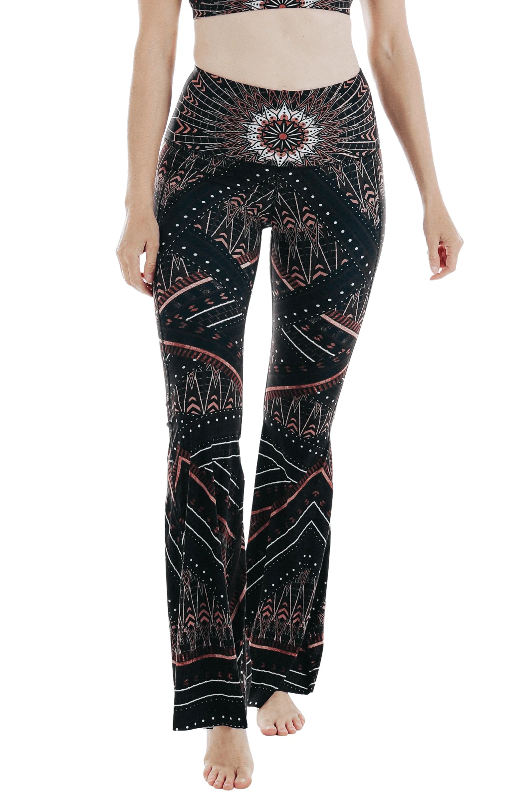 Humble Warrior Printed Bell Bottoms 2 Humble Warrior Printed Bell Bottoms - Image 2