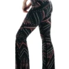 Humble Warrior Printed Bell Bottoms -YOGA DEMOCRACY Sales 1114 HUMBLE LEFT