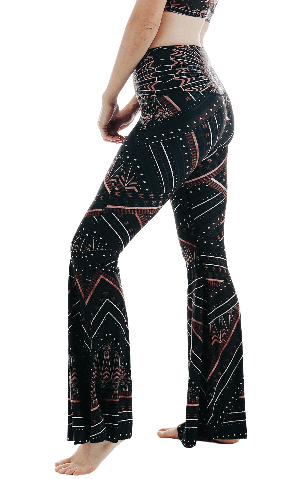 Humble Warrior Printed Bell Bottoms 1 Humble Warrior Printed Bell Bottoms