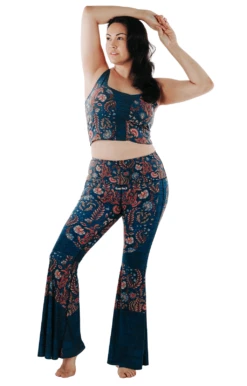 Festival Denim Printed Bell Bottoms 14 Festival Denim Printed Bell Bottoms -YOGA DEMOCRACY Sales 1114 festival full removebg