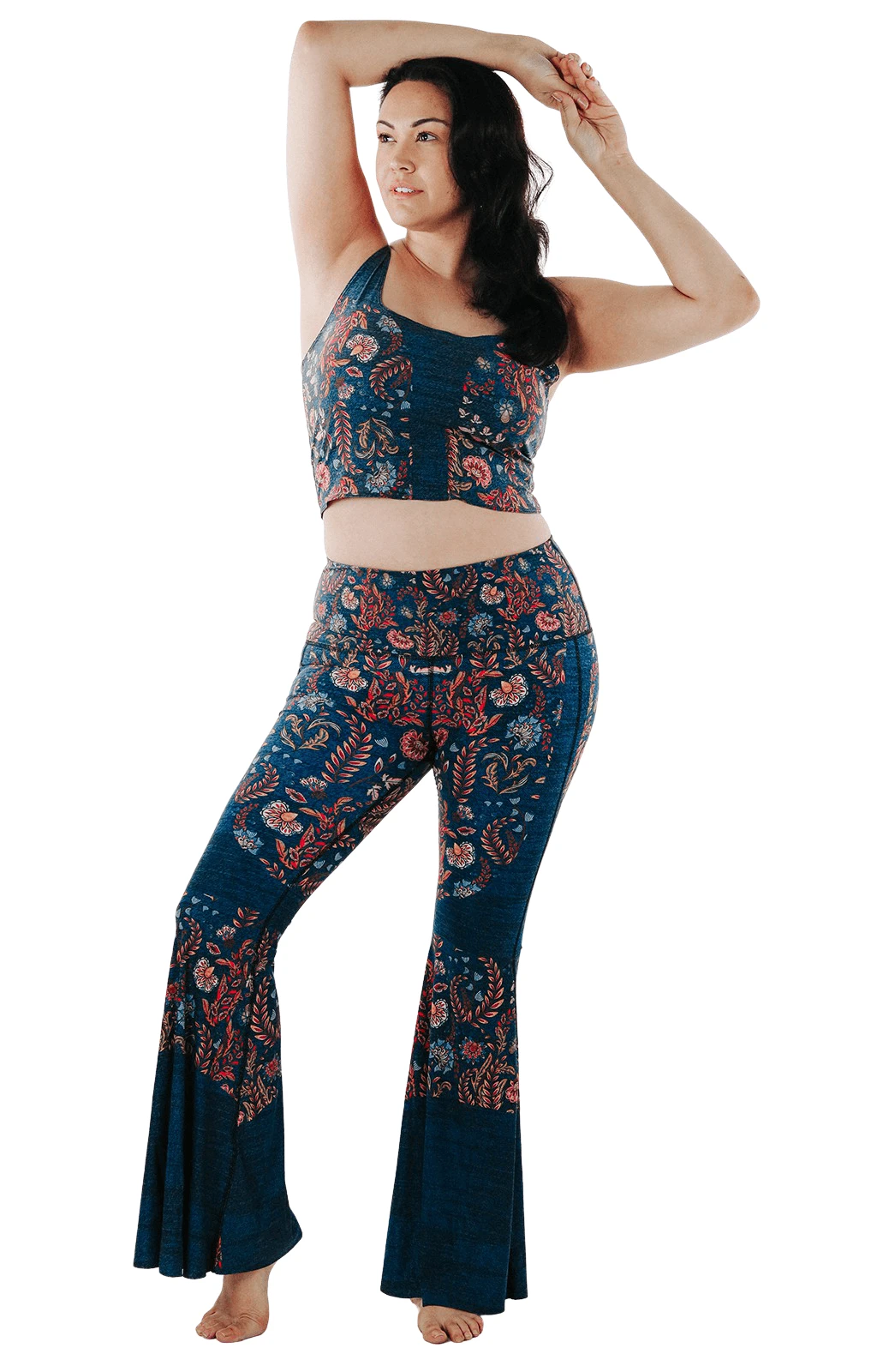 Festival Denim Printed Bell Bottoms 7 Festival Denim Printed Bell Bottoms - Image 7