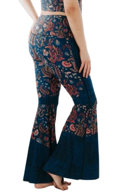 Festival Denim Printed Bell Bottoms 15 Festival Denim Printed Bell Bottoms -YOGA DEMOCRACY Sales 1114 festival side removebg