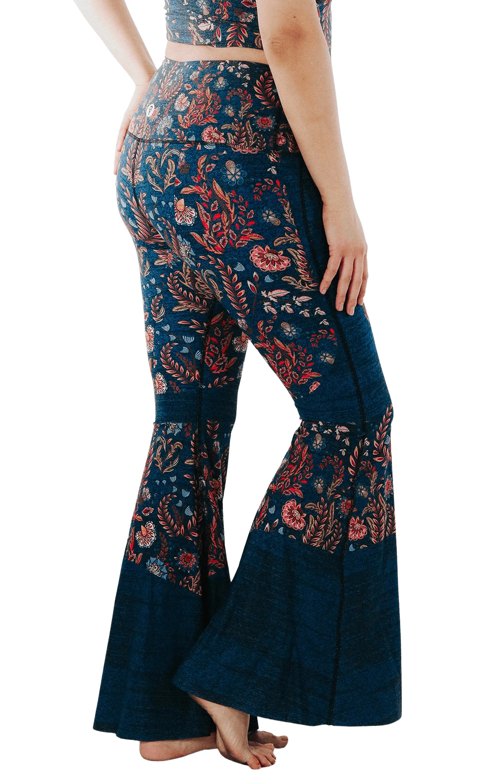 Festival Denim Printed Bell Bottoms 8 Festival Denim Printed Bell Bottoms - Image 8