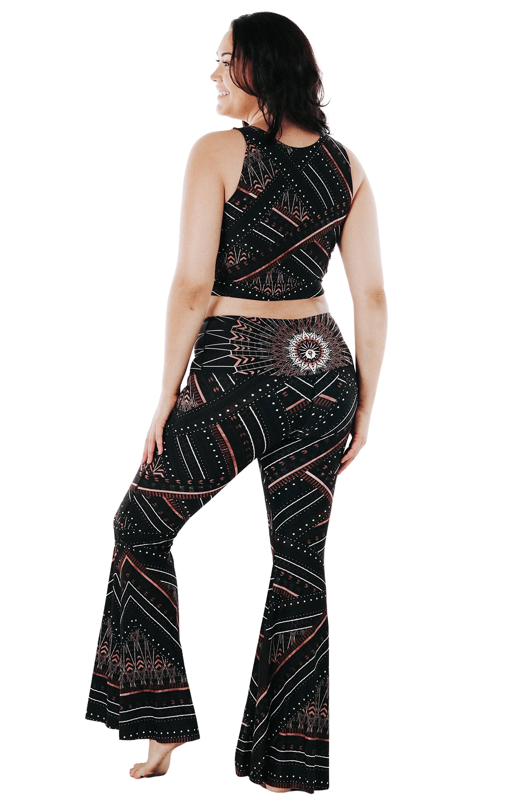 Humble Warrior Printed Bell Bottoms 6 Humble Warrior Printed Bell Bottoms - Image 6
