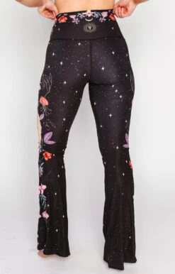 Split Flare Pant In Celestial Timing -YOGA DEMOCRACY Sales 1116 CelestialTiming Back