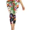 Kahlo Printed Yoga Crops -YOGA DEMOCRACY Sales 1201 FRIDA FRONT