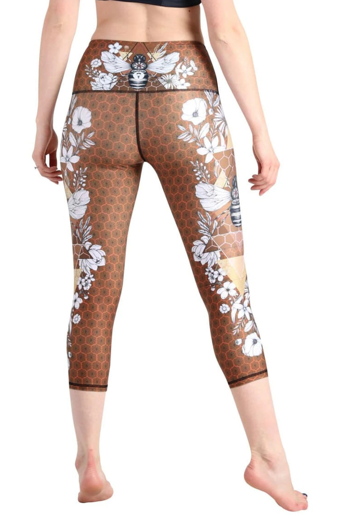 Beeloved Printed Yoga Crops 3 Beeloved Printed Yoga Crops - Image 3