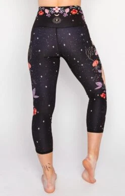 Celestial Timing Crop Legging -YOGA DEMOCRACY Sales 1201 CelestialTiming Back
