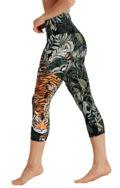Rawr Talent Printed Yoga Crops 10 Rawr Talent Printed Yoga Crops -YOGA DEMOCRACY Sales 1201 RAWR LEFT removebg