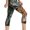 Rawr Talent Printed Yoga Crops -YOGA DEMOCRACY Sales 1201 RAWR RIGHT removebg