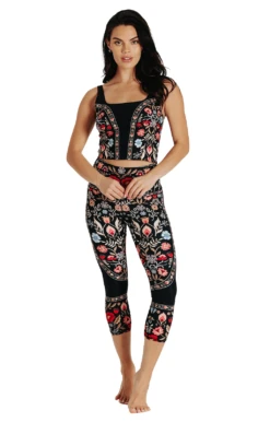 Rustica Printed Yoga Crops 11 Rustica Printed Yoga Crops -YOGA DEMOCRACY Sales 1201 RUSTICA FULLBODY removebg