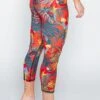 Tropical Paradise Printed Yoga Crops -YOGA DEMOCRACY Sales 1201 TropicalParadise Right
