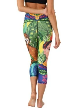Frida Printed Yoga Crops 10 Frida Printed Yoga Crops -YOGA DEMOCRACY Sales 1201 frida 1