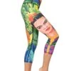 Frida Printed Yoga Crops -YOGA DEMOCRACY Sales 1201 frida 2